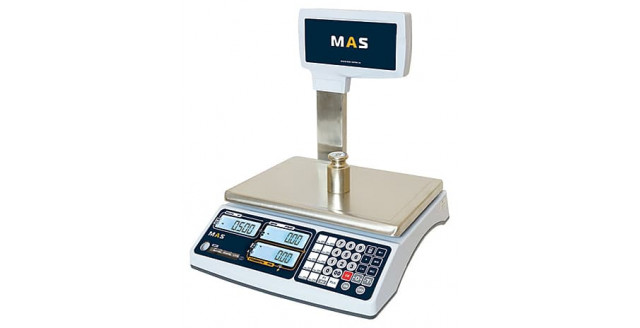 Весы торговые MAS MR1-15P