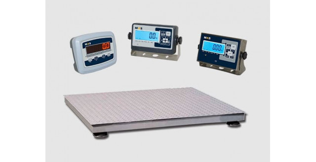 Весы платформенные MAS PM4PЕ-0.6 1010 (с индикатором на стойке) RS-232