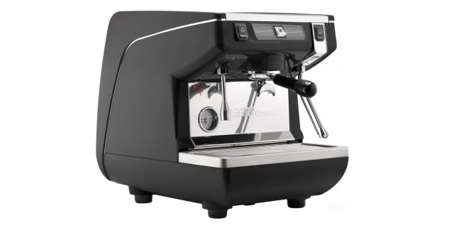 Рожковая кофемашина Nuova Simonelli Appia Life 1Gr S / чёрная / высокая группа / полуавтомат 167514