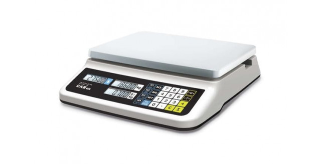 Весы электронные торговые CAS PR-15 B (LCD, II) с USB-разъёмом