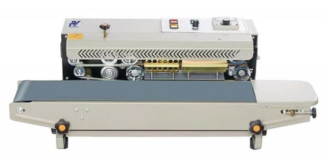 Запайщик пакетов Packvac DBF-900 / конвейерный / горизонтальный