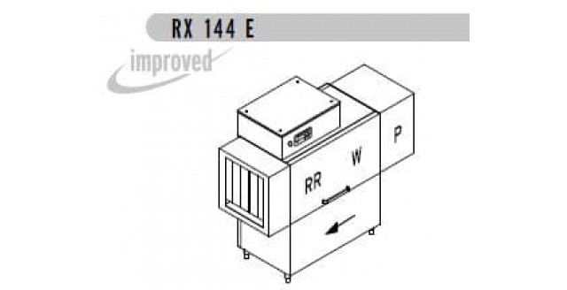 Машина посудомоечная Dihr RX 144 E SX / DDE / HR10 / DR64 / деление 2 части