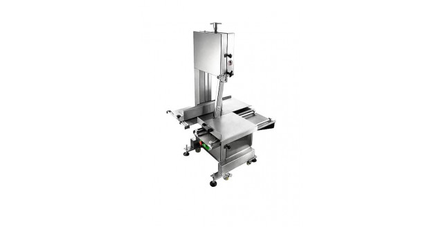Пила ленточная для резки мяса Hurakan HKN-SE/3370 Inox подвижный стол